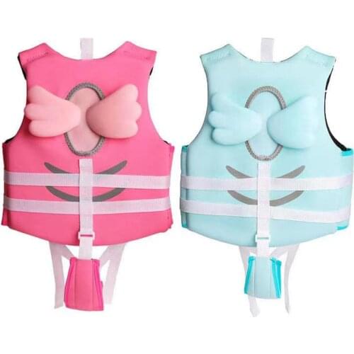 3-10 Age Childs Neoprene Life Vest Baby Swimming Jacket Buoyancy Kid Boys Girls Learn To Swim Boating Safety Lifeguard Vest