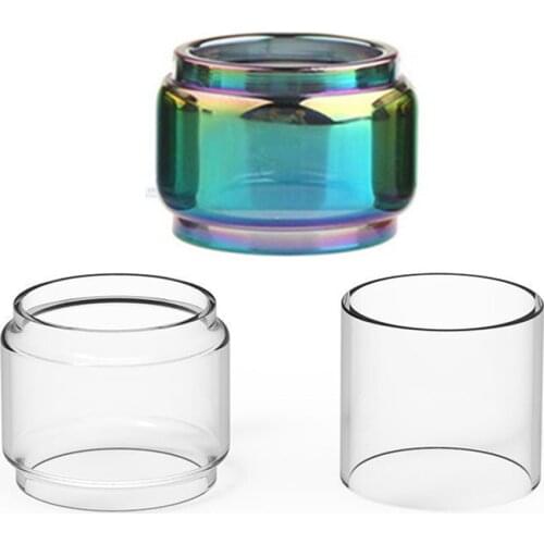 MINI GLASS CUP 5PCS Original FATUBE Replacement bubble Rainbow Clear pyrex Glass TUBE for stick 80w kit / TF TANK