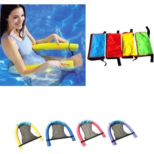 Swimming Bed Chair Inflatable Floating Water Hammock Float Mat Chair Floating Swimming Chair Net Set Pool Pool Accessories