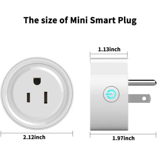 WiFi Smart Socket US/EU Round Plug Flame Retardant PC Shell Three Timing Modes Wireless Smart Timing Switch Socket APP Control
