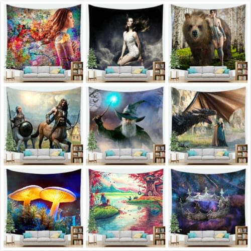 Vintage Women Carpet Mat Wall Hanging Tapestry Boho Home Decor 100x70cm 150x130cm 150x150cm 200x150cm