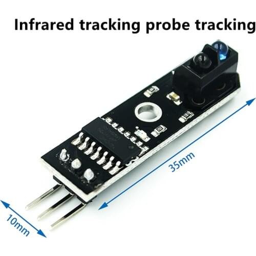 1-channel tracking module, smart car, infrared tracking probe, tracking, tracking sensor, black and white line detection