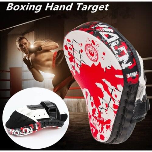 1Pc/2Pcs MMA Thai Muay Boxing Pads Mitt Gym Training Taekwondo Karate Kicking Shield Punching Target