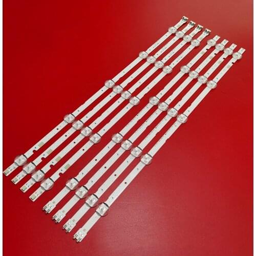 10set=80pcs LED backlight strip for UN49j5200 UN49J5290 HG49NJ477 UN50J5200 49 FHD-R L-180319-JEDI BN96-46573A 46572A
