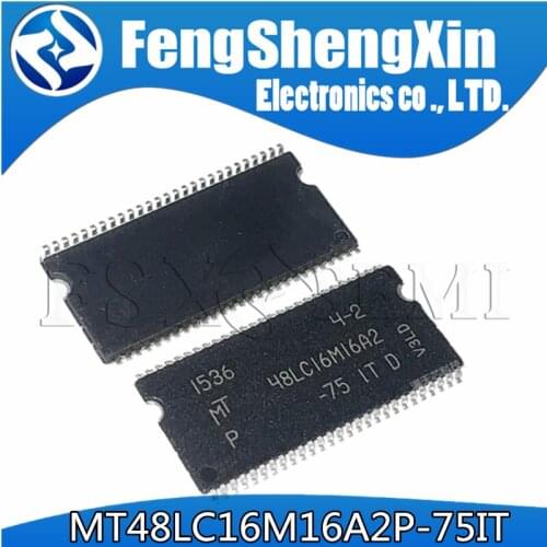 10pcs MT48LC16M16A2P-75IT MT48LC16M16A2-75 A2P-75IT SDR memory 32M 16-bit TSOP54 IC