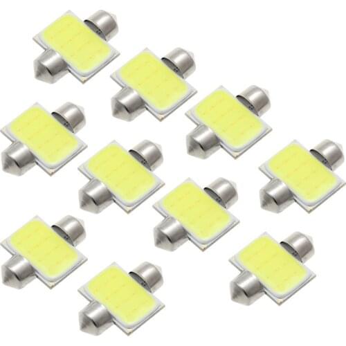 10pcs/lot Motorbike COB Festoon LED 1.5W 12-SMD 31mm 36mm 39mm 41mm Interior DC12V Car LED Bulbs Lamp Interior Reading Lamp