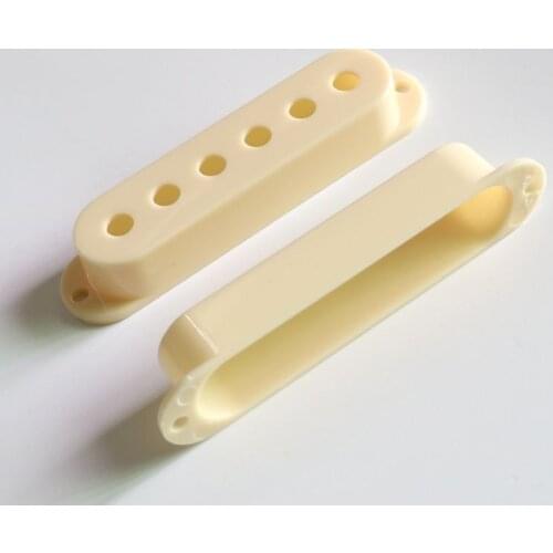10pcs /Pack Donlis 48/50/52mm Vintage cream single coil guitar pickup cover for wholesale