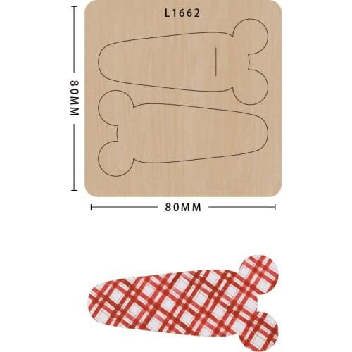 Handmade cuts mold wood die cutting metal cut dies new Hairpin Cutter Mould Punch tool Suitable for big shot sizzix machines