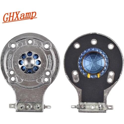 GHXAMP For 2412H-1 2412 Tweeter Speaker Voice Coil Repair 24.8MM Horn Blue Diaphragm Titanium film Flat Special DIY 2pcs