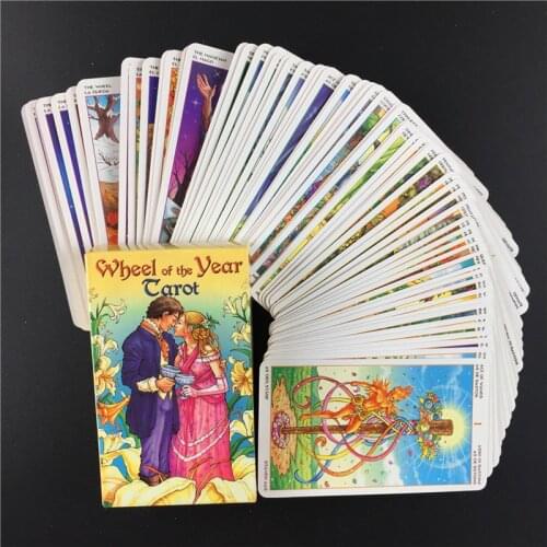 2020 hot Wheel Of The Year Tarot Read Fate Tarot Card Game For Personal Use Board Game