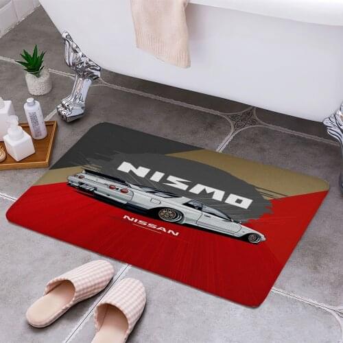Nismo Carpet Areas Rug Non-slip Floor Mat Rug 3D Printing Living Room Bedroom Door Mat Home Decoration