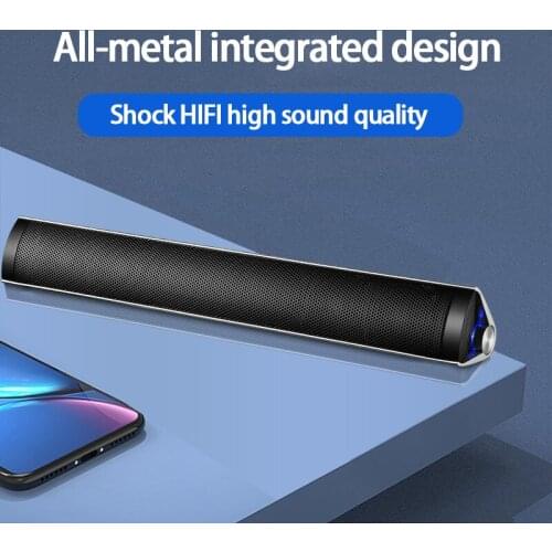 KYYSLB M16 10W*2 5 Ohm HIFI High Sound Quality Notebook Audio Mini Portable Computer Speakers USB Small Audio