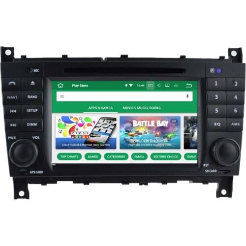 RoverOne Android 10 Octa Core Car Radio DVD GPS For Mercedes For Benz W203 W209 W219 Touchscreen Multimedia Player Head Unit