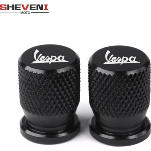 1 Pair Tire Decor Accessories Tire Valve Caps Wheel Parts for Vespa piaggio beverly scooter primavera piaggio Gts300i sprint