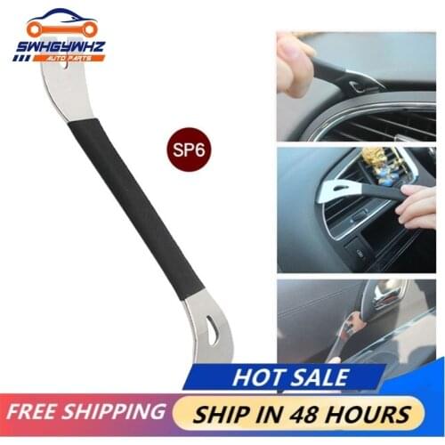 1pc Trim Removal Tool Durable Car Radio Panel Double-Head Door Clip Trim Dash Audio Removal Installer Pry Tool Hand Repair Too
