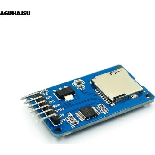 1pcs/lot Micro SD card mini TF card reader module SPI interfaces with level converter chip for arduino