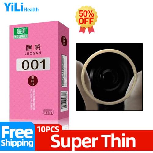 10pcs Condoms For Women Super Ultra Thin Glowing Cup Condom Adults Intimate Sex Products Natural Rubber Latex Penis Sleeve