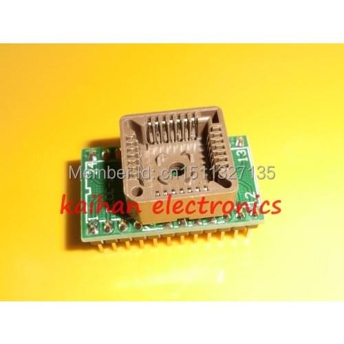Free Shipping PLCC28 to DIP24 Adapter / PLCC28 Socket IC Test Programmer Adaptor