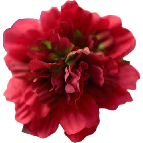 New Cloth Art Peony Flower Brooch Fabric Dress Lapel Pins Suit Corsage Wedding Fashion Jewelry Gifts for Women Accessories