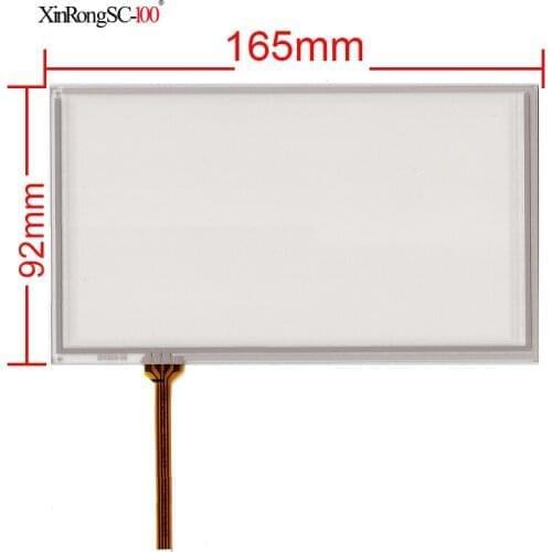 For 7 inch avh-p4300 AVH P4300 compatible 7inch 4lines resistance touch screen panel digitizer glass Sensor 165mm*92mm