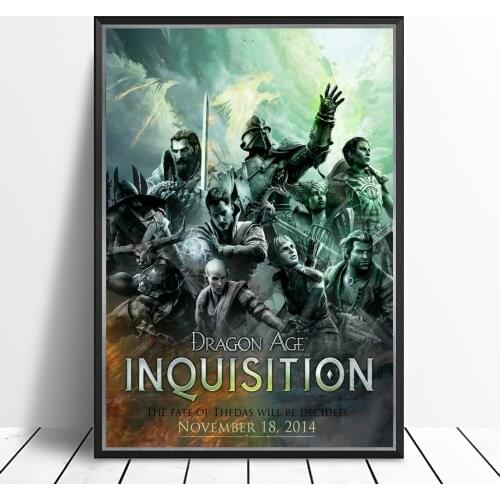 Dragon Age Inquisition Video Game Canvas Poster Home Wall Painting Decoration (No Frame)