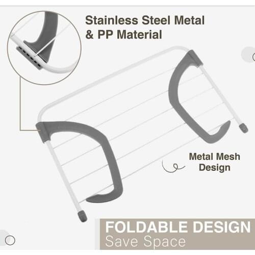 Multifunctional Foldable Drying Rack Household Indoor Outdoor Balcony Adjustable Shelf Clothes Towel Shoe Hanger SDF-SHIP