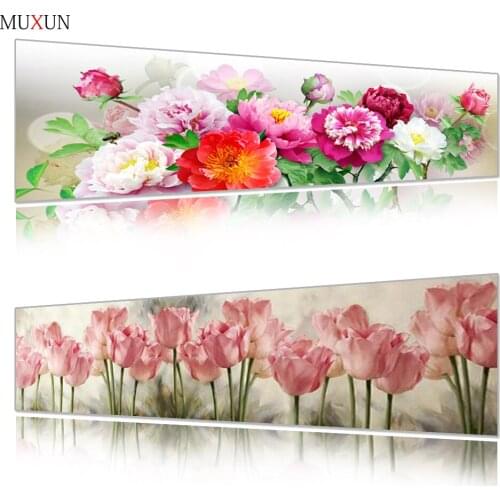 Muxun 5D Diy Shaped Diamond Embroidery Crystal Flower New 3D Diamond Painting Cross Stitch Diamond Mosaic Home Decoration Lx199