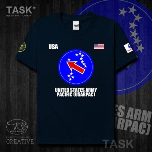 US Pacific Army USARPAC country mens t shirt new Top Short sleeve Solid tee clothes casual jerseys summer Army Tactical Military