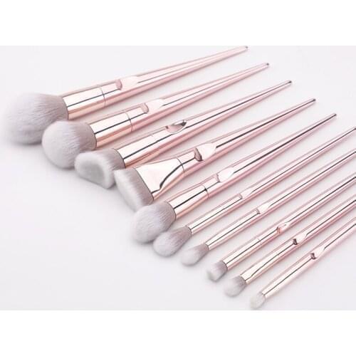 Profession 10Pcs Eye Makeup Brushes Set Eye Shadow Eyebrow Sculpting Power Brushes Facial make up brush cosmetics Makeup Tools