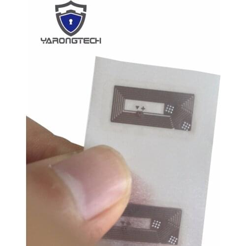 NFC small Tag 13.56mhz 12x22mm transparent ntag213 sticker -15pcs/lot