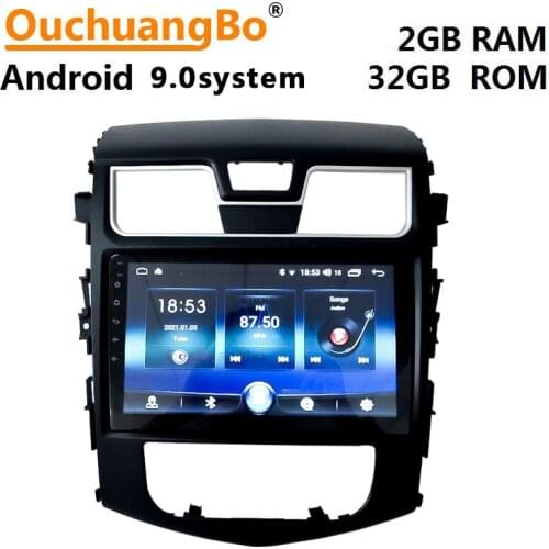 Ouchuangbo car gps nav head unit audio android 9.0 for Dongfeng Joyear S500 support USB SWC wifi reverse camera function 4 core