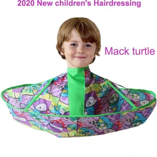 Haircut Cloak Barber Kids Hair Cutting Cape Gown Bib Salon Cartoon Hairdresser Barber Apron Hairdressing Children Haircut