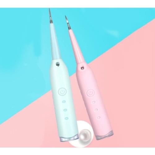 Portable USB Rechargeable Electric Dental Scaler Tooth Calculus Remover Stains Tartar Teeth Cleaner Teeth Whitening Oral Hygiene