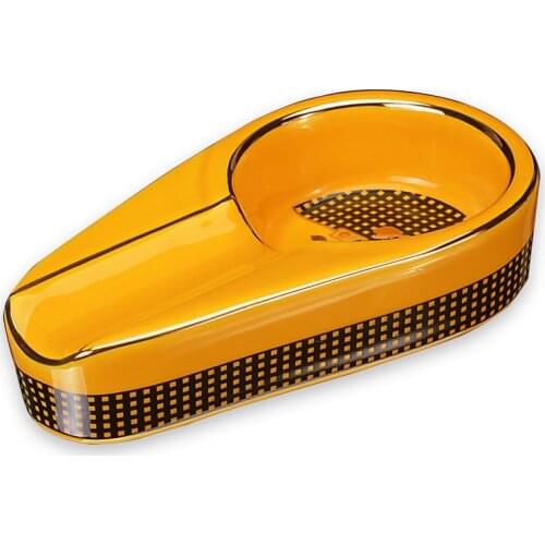 Portable Ceramic Cute Ashtray Mold Creative Smoking Cigar Holder Desktop Storage Organizer Office Home Decoration Ornaments Gift