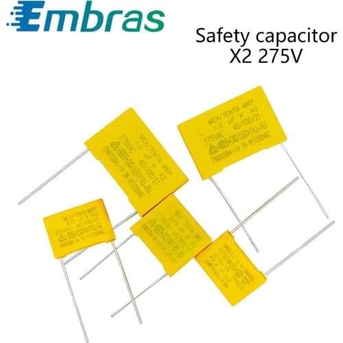 Safety Capacitor X2 10pieces 0.001UF/0.0022/0.0047/0.0022/0.068uf/0.1UF Correction Capacitor P10 15 22.5MM 10Pcs