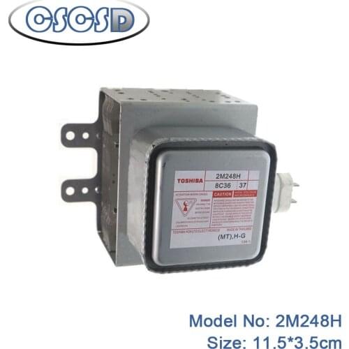 1pcs/lot 11.5*3.5cm 2M248H 6 cooling ribs CSCSD frequency conversion microwave magnetron magnetron microondas free shipping