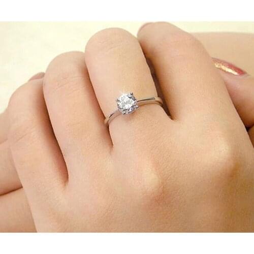 Drop Shipping Jewelry New Fashion Silver Plated Elegant Bride Wedding Opening Ring