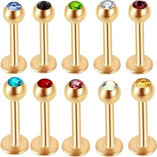 The Latest Fashion Body Piercing 10 A Bag of Suit Lip Nail Piercing Jewelry Ear Bone Nail Stud Earrings