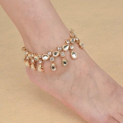 Anklets for Women Ankle Bracelet Barefoot Sandals Beach Foot Jewelry Sexy Leg Chain Female Boho Crystal Anklet enkelbandje