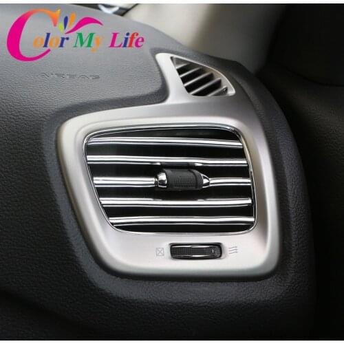 1M U Style DIY Car Interior Air Conditioner Outlet Vent Grille Decoration Strip for Fiat Panda Bravo Punto Linea Croma 500 595
