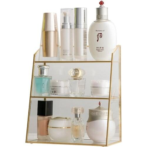 1Pc Makeup Rack Lipstick Organizer Pressed Powder Holder Multilayer Storage Rack