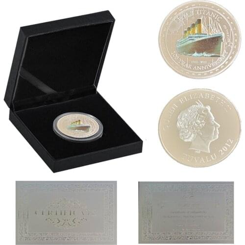 1912 Titanic Silver Coin 100 Year Anniversary Memory Of Rms Victims Commemorative Tragedy W/ Luxury Box