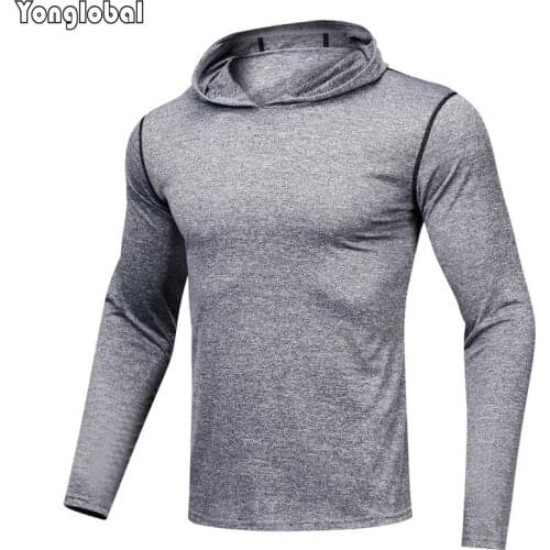 2021 Mens Long Sleeve T-shirts Gym for Running Bodybuilding Thermal Sports Winter Tracksuit Fitness Workout Training Sportswear