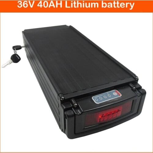 1000W 36V 40AH Electric Bike Battery 36V 35AH Rear rack li-ion bateria NCR18650GA cell With 42V 5A charger