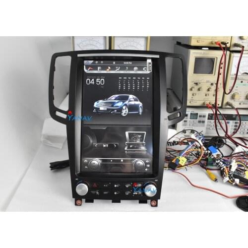 Android car GPS radio player for-Infiniti G25/G35/G37 2007-2013 car stereo multimedia navigation video HD vertical screen player