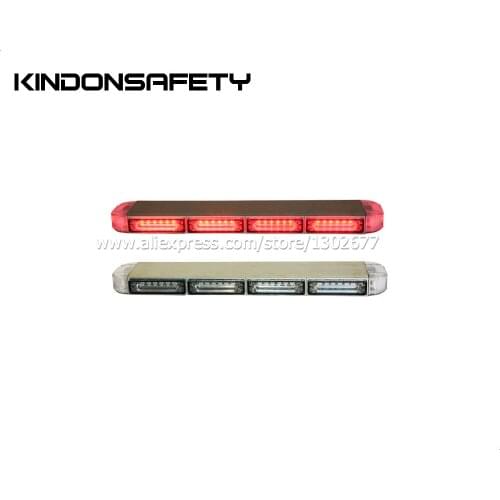 Free shipping! CE approved 560mm mini LED warning strobe lightbar, amber white purple, 54pcs LEDs, multivolt/dual volt 9-30VDC