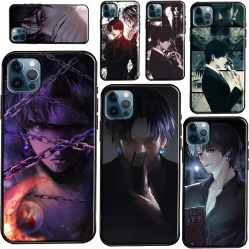 Chrollo Lucilfer Hxh anime Silicone Case For iPhone 12 11 Pro Max 7 8 Plus SE 2020 12 Mini X XR XS Max Back Cover