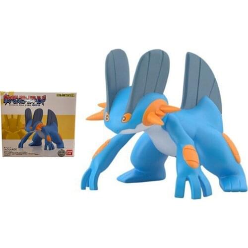 Bandai Pokemon Figure PB Limited SCALE WORLD Hoenn Swampert Anime Figure Genuine model action toy figure toys for children