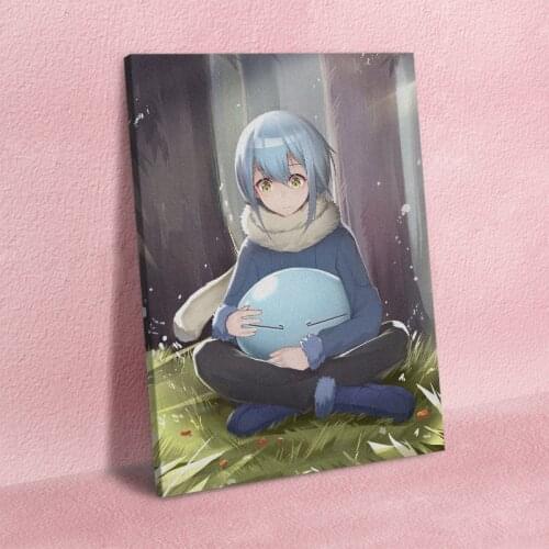 HD Prints Pictures Rimuru Tempest Home Decor Paintings Canvas Modular Japanese Anime Poster For Bedroom Wall Art Frame