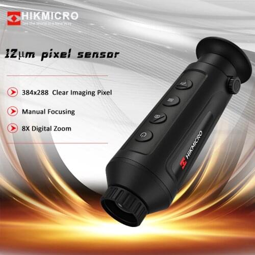 HikMicro LYNX Pro Handheld Thermal Monocular Camera 384x288 Infrared Detector Night Thermal Vision WIFI Hotspot Ranging Function